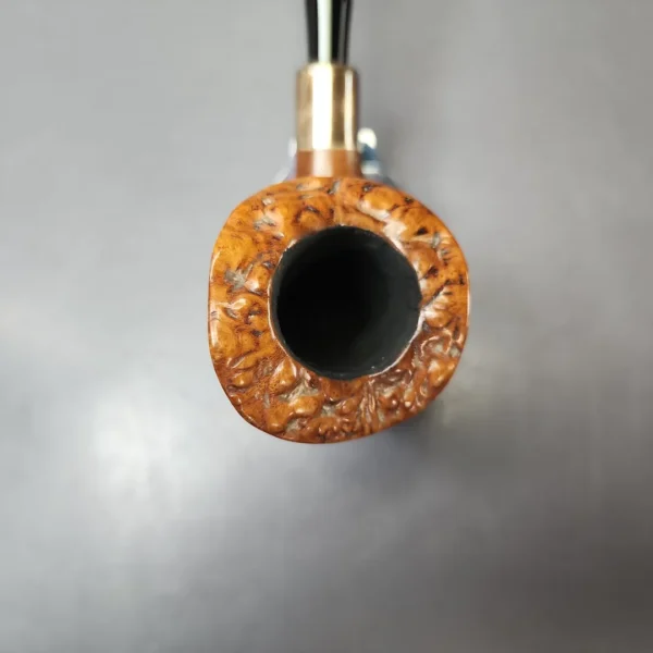 Castello Collection Great Line Smooth Freehand w/ Silver Estate Briar Pipe, Italian Estates - Image 4