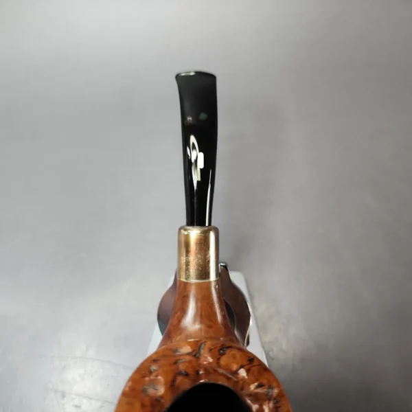 Castello Collection Great Line Smooth Freehand w/ Silver Estate Briar Pipe, Italian Estates - Image 5