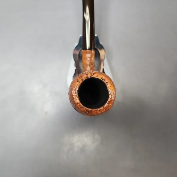 SON (Skovbo & Nording, 1950s-60s) Sandblasted Stack Estate Briar Pipe, Danish Estates - Image 5