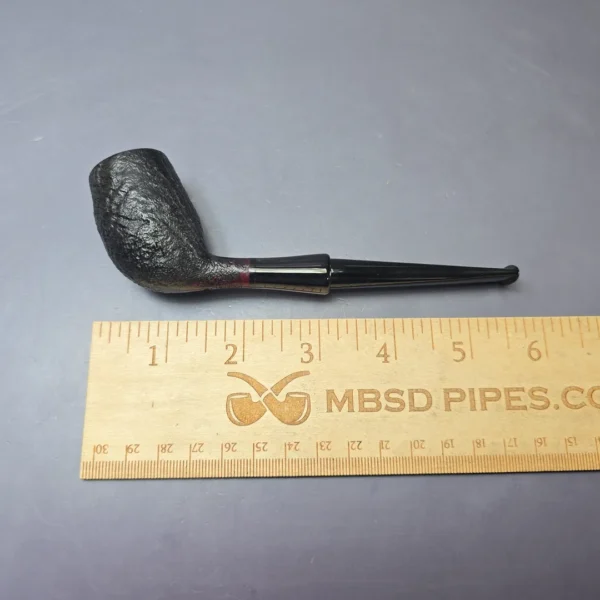 Herriot Pipes Partially Sandblasted Cutty w/ Horn Briar Pipe, Unsmoked - Image 9