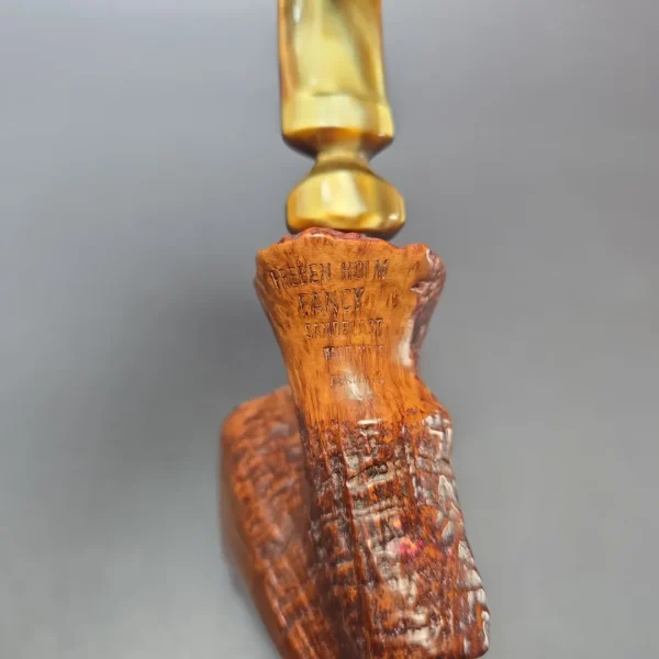 Preben Holm Fancy Sandblast Freehand Sitter Estate Briar Pipe, Danish Estates - Image 8