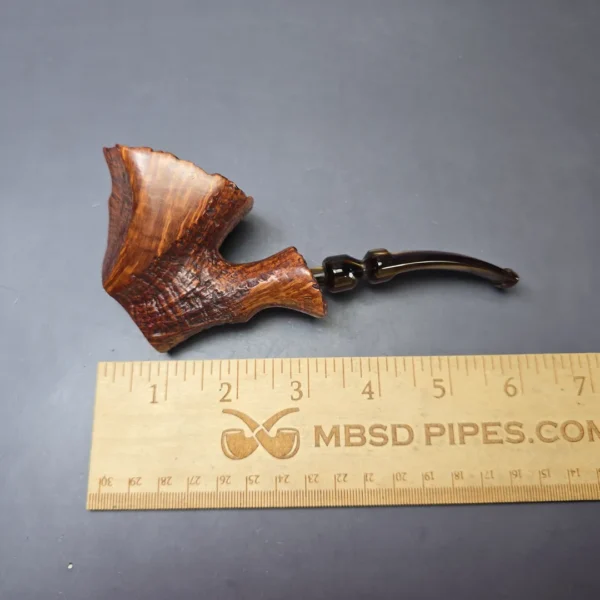 Preben Holm Fancy Sandblast Freehand Sitter Estate Briar Pipe, Danish Estates - Image 9