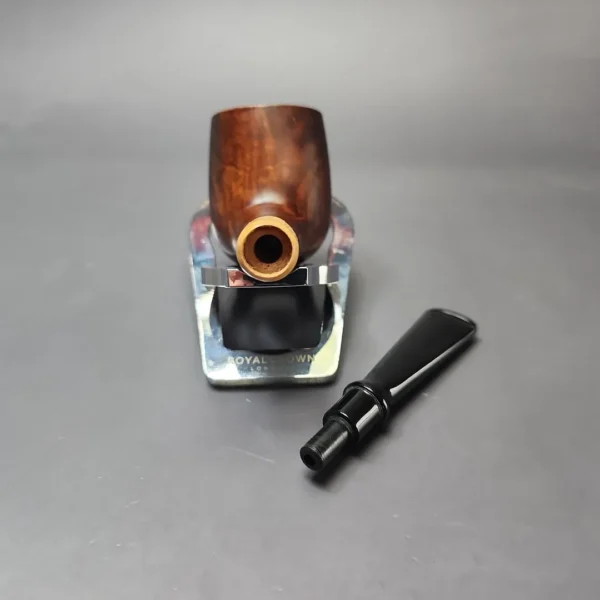 MBSD Briars by Vitale Sienna Contrast Smooth Billiard w/ Boxwood Briar Pipe, New - Image 12