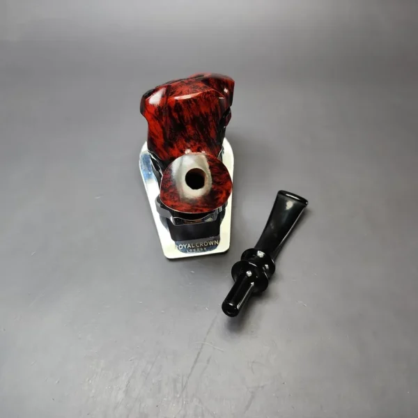 Nording Fantasy Partially Rusticated Freehand Estate Briar Pipe, Unsmoked - Image 11