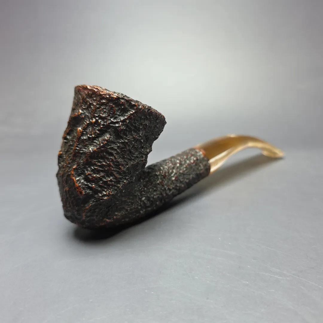Savinelli Estella 611 EX Rusticated Dublin Estate Briar Pipe, Italian Estates - Image 2