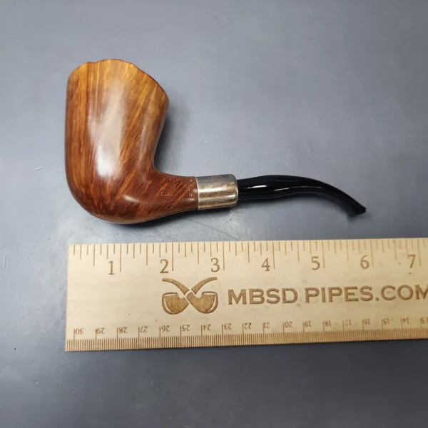 Castello Collection Great Line Smooth Freehand w/ Silver Estate Briar Pipe, Italian Estates - Image 8
