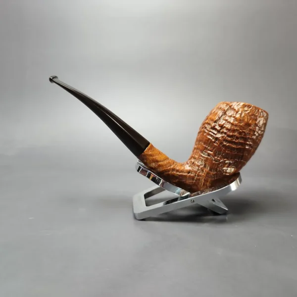 SON (Skovbo & Nording, 1950s-60s) Sandblasted Stack Estate Briar Pipe, Danish Estates - Image 8