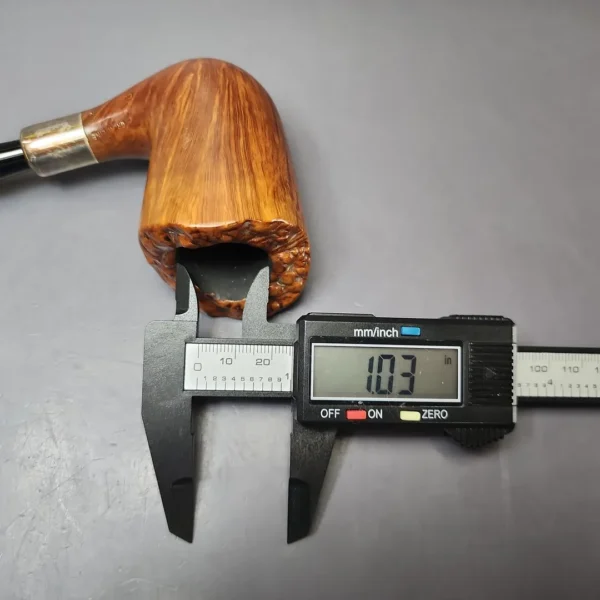 Castello Collection Great Line Smooth Freehand w/ Silver Estate Briar Pipe, Italian Estates - Image 9