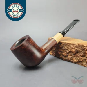 MBSD Briars by Vitale Sienna Contrast Smooth Billiard w/ Boxwood Briar Pipe, New
