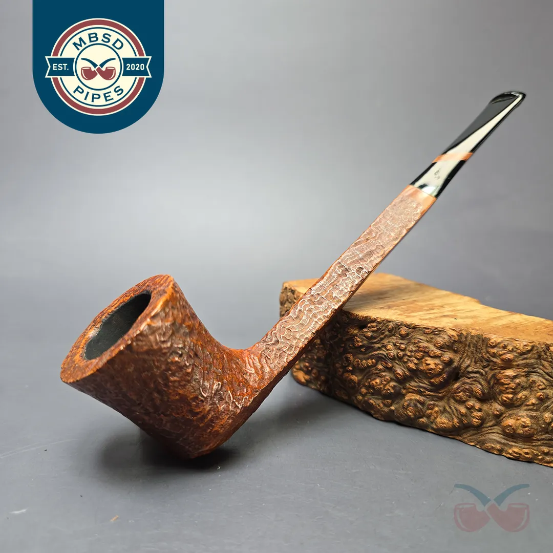 Aldo Velani Grande 39 XL Sandblasted Canadian Estate Briar Pipe, Italian Estates