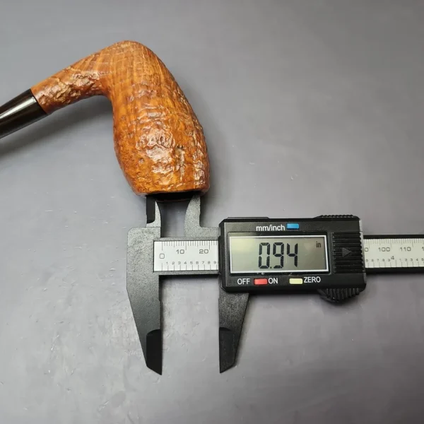 SON (Skovbo & Nording, 1950s-60s) Sandblasted Stack Estate Briar Pipe, Danish Estates - Image 10