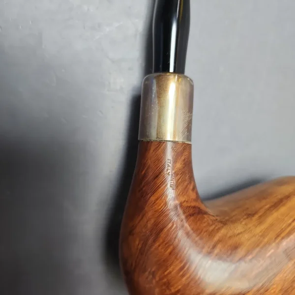 Castello Collection Great Line Smooth Freehand w/ Silver Estate Briar Pipe, Italian Estates - Image 11