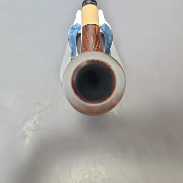 MBSD Briars by Vitale Sienna Contrast Smooth Billiard w/ Boxwood Briar Pipe, New - Image 4