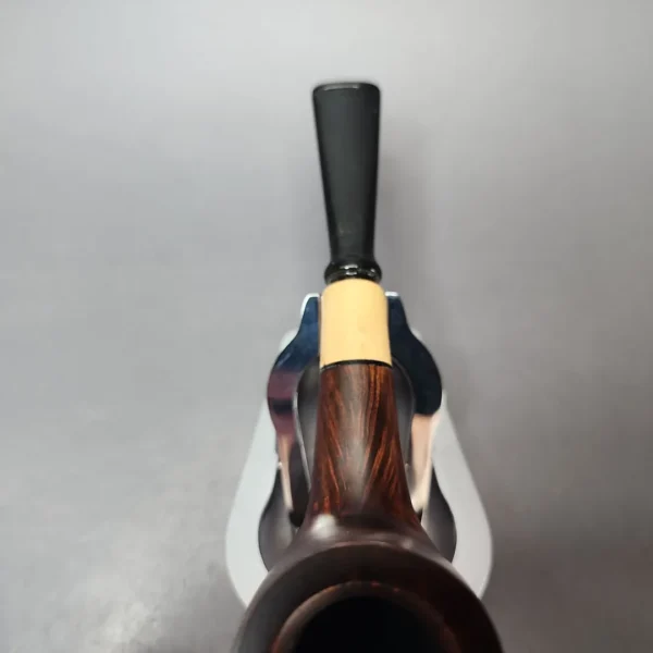 MBSD Briars by Vitale Sienna Contrast Smooth Billiard w/ Boxwood Briar Pipe, New - Image 5