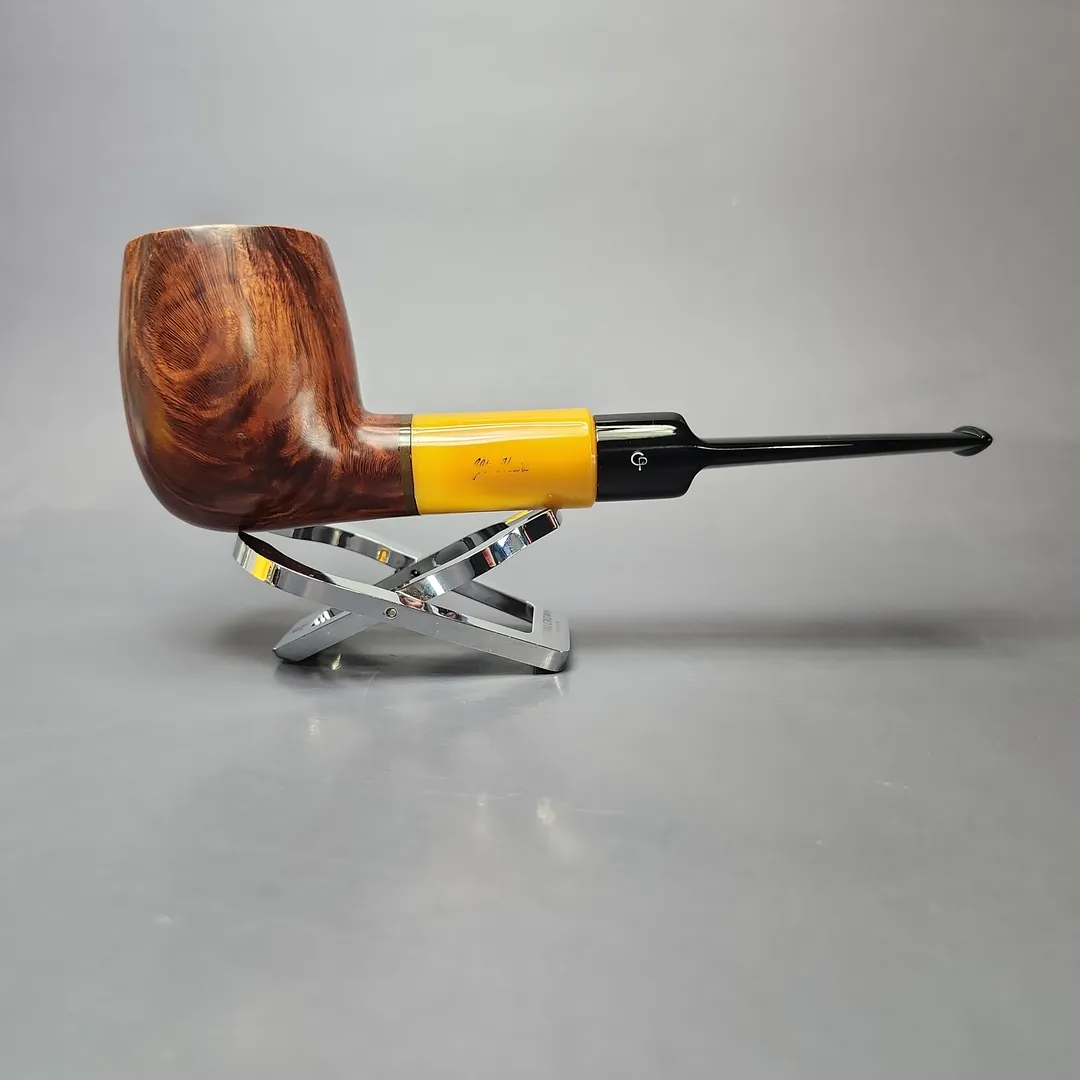 Charatan's Make (c. 1958-65) After Hours Belvedere Extra Large Smooth Billiard Estate Briar Pipe, English Estates - Image 2