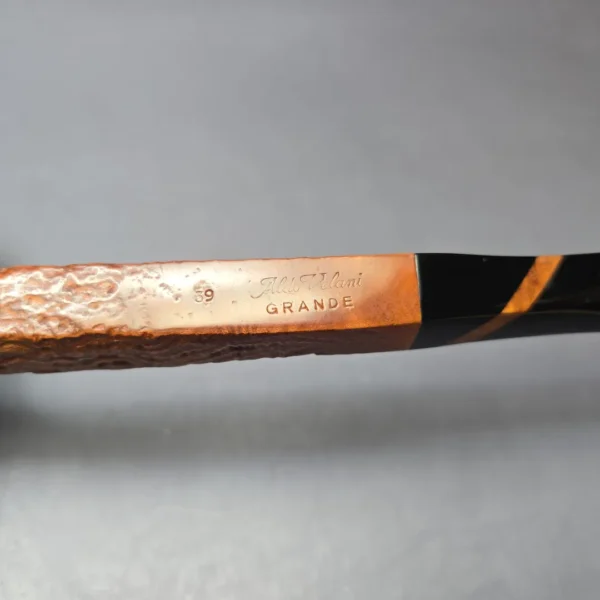 Aldo Velani Grande 39 XL Sandblasted Canadian Estate Briar Pipe, Italian Estates - Image 8