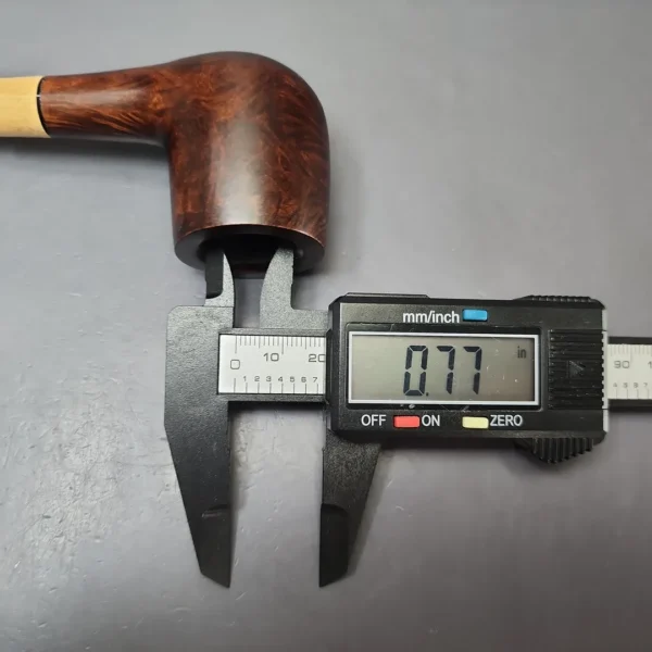 MBSD Briars by Vitale Sienna Contrast Smooth Billiard w/ Boxwood Briar Pipe, New - Image 9