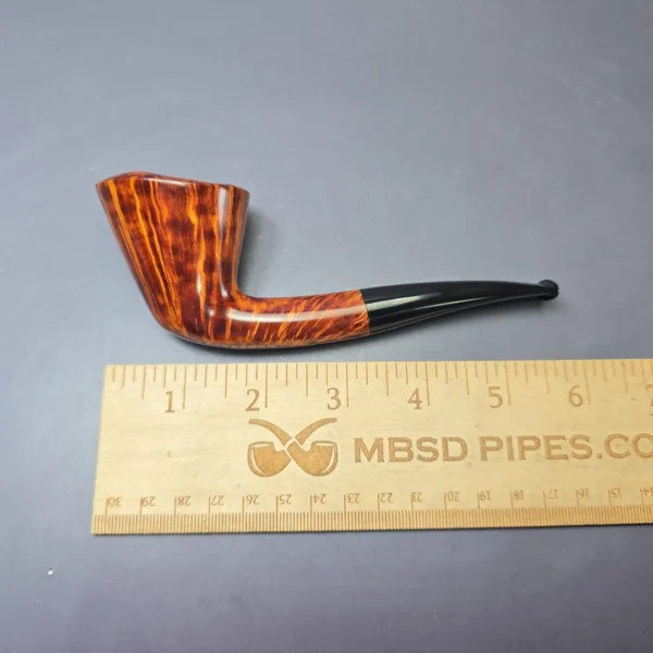 Herriot Pipes Smooth Asymmetric Dublin Handmade Briar Pipe, New - Image 9