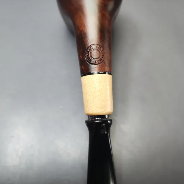 MBSD Briars by Vitale Sienna Contrast Smooth Billiard w/ Boxwood Briar Pipe, New - Image 10