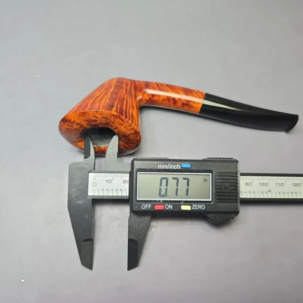 Herriot Pipes Smooth Asymmetric Dublin Handmade Briar Pipe, New - Image 10