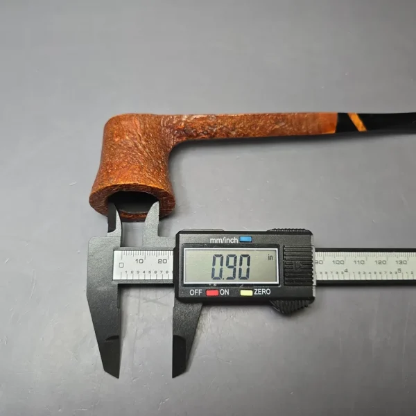 Aldo Velani Grande 39 XL Sandblasted Canadian Estate Briar Pipe, Italian Estates - Image 10