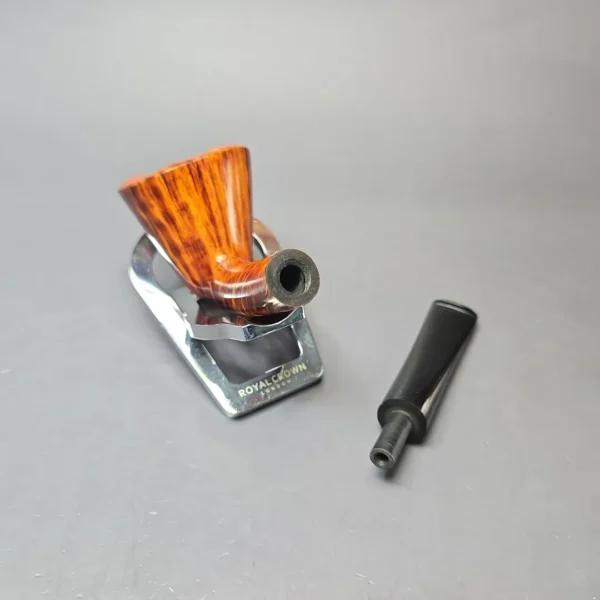 Herriot Pipes Smooth Asymmetric Dublin Handmade Briar Pipe, New - Image 11