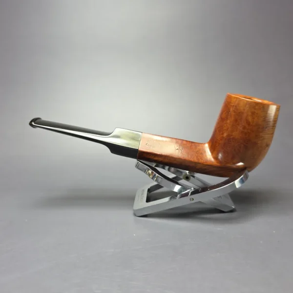 Sasieni Two Dot 20 Smooth Diamond Shank Billiard Estate Briar Pipe, English Estates - Image 3