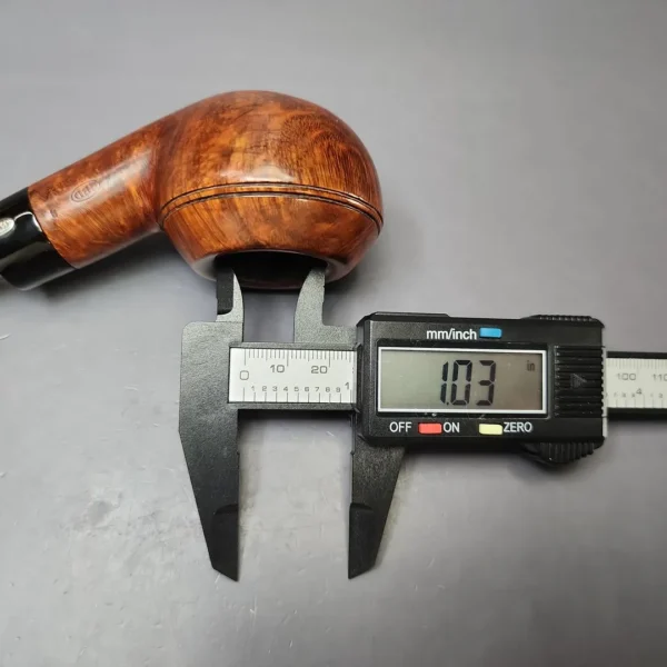 GBD Pre-1980s New Standard Colossus 75 Smooth Bullmoose Rhodesian Estate Briar Pipe, English Estates - Image 9