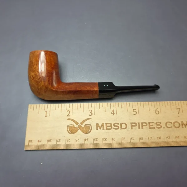 Sasieni Two Dot 20 Smooth Diamond Shank Billiard Estate Briar Pipe, English Estates - Image 8