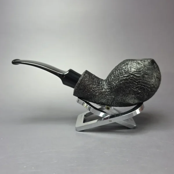Buckeye Pipes Hand Made Sandblasted Blowfish Briar Pipe, New - Image 4
