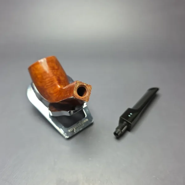 Sasieni Two Dot 20 Smooth Diamond Shank Billiard Estate Briar Pipe, English Estates - Image 10
