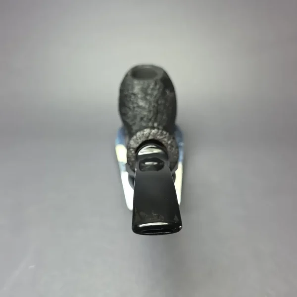 Buckeye Pipes Hand Made Sandblasted Blowfish Briar Pipe, New - Image 5