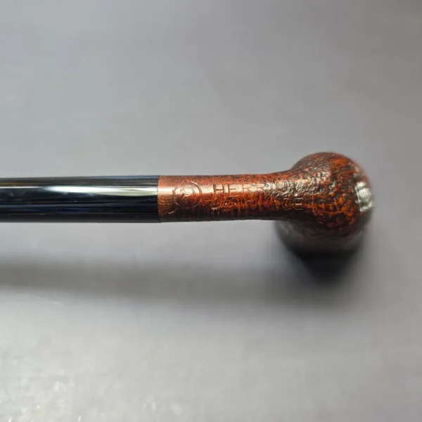 Herriot Pipes Partially Sandblasted Demiwarden Dublin Handmade Briar Pipe, New - Image 8