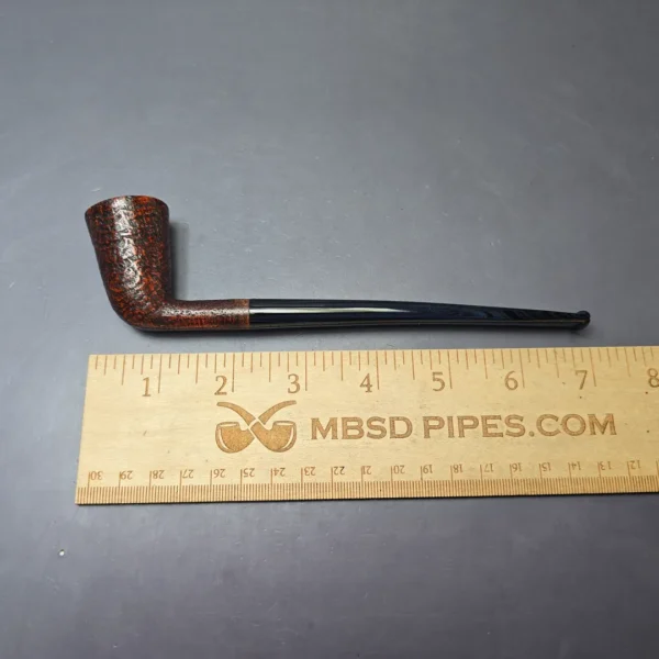Herriot Pipes Partially Sandblasted Demiwarden Dublin Handmade Briar Pipe, New - Image 9