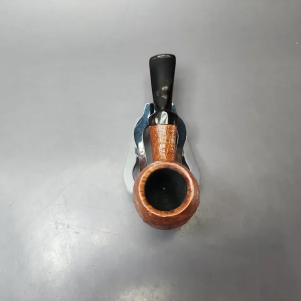 WO Larsen Sandblasted Stubby Egg Estate Briar Pipe, Danish Estates - Image 6