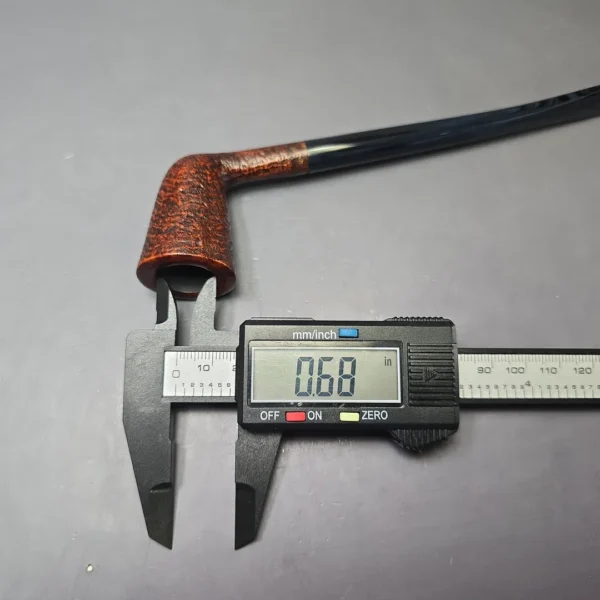 Herriot Pipes Partially Sandblasted Demiwarden Dublin Handmade Briar Pipe, New - Image 10