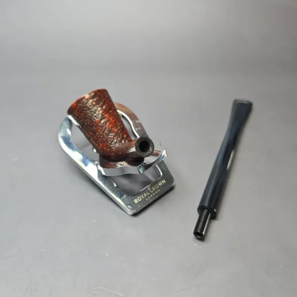 Herriot Pipes Partially Sandblasted Demiwarden Dublin Handmade Briar Pipe, New - Image 11