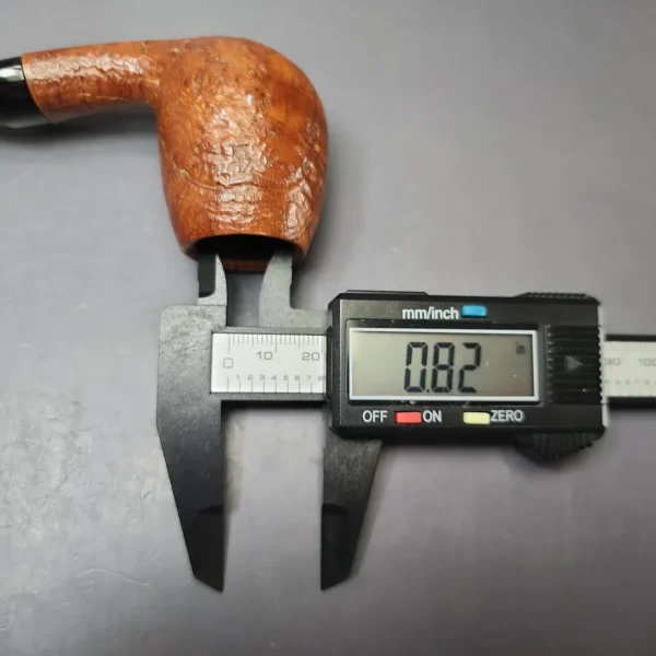 WO Larsen Sandblasted Stubby Egg Estate Briar Pipe, Danish Estates - Image 9