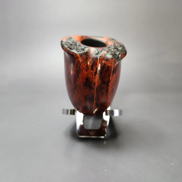 Nording Orange Grain 2 Smooth Freehand Estate Briar Pipe, Unsmoked - Image 3