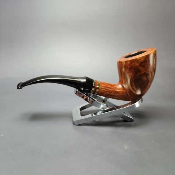 Stanwell (c. mid-1980s-90s) Brass Band 138 Smooth Dublin Estate Briar Pipe, Danish Estates - Image 7