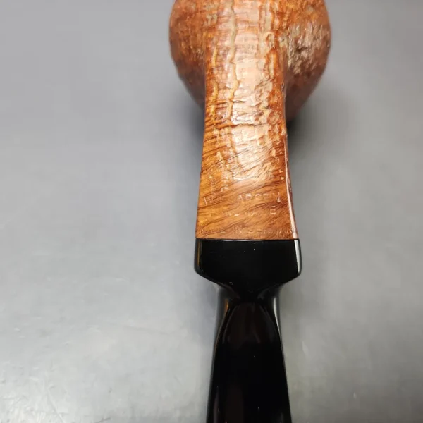 WO Larsen Sandblasted Stubby Egg Estate Briar Pipe, Danish Estates - Image 10