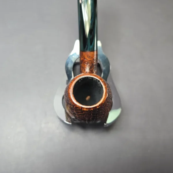 Herriot Pipes Partially Sandblasted Egg Handmade Briar Pipe, New - Image 5