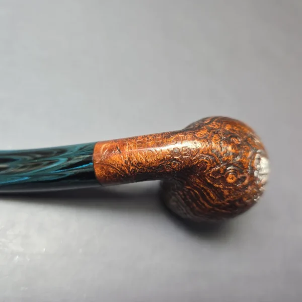Herriot Pipes Partially Sandblasted Egg Handmade Briar Pipe, New - Image 8