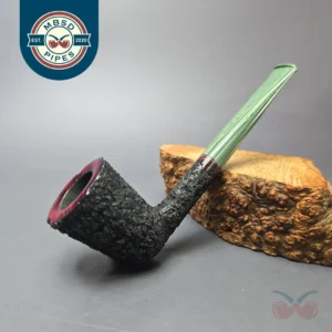 Herriot Pipes Partially Rusticated Dublin Handmade Briar Pipe, New