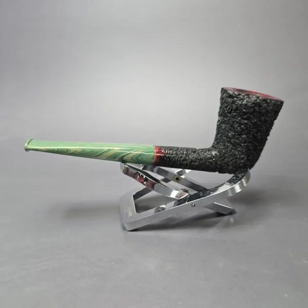 Herriot Pipes Partially Rusticated Dublin Handmade Briar Pipe, New - Image 4