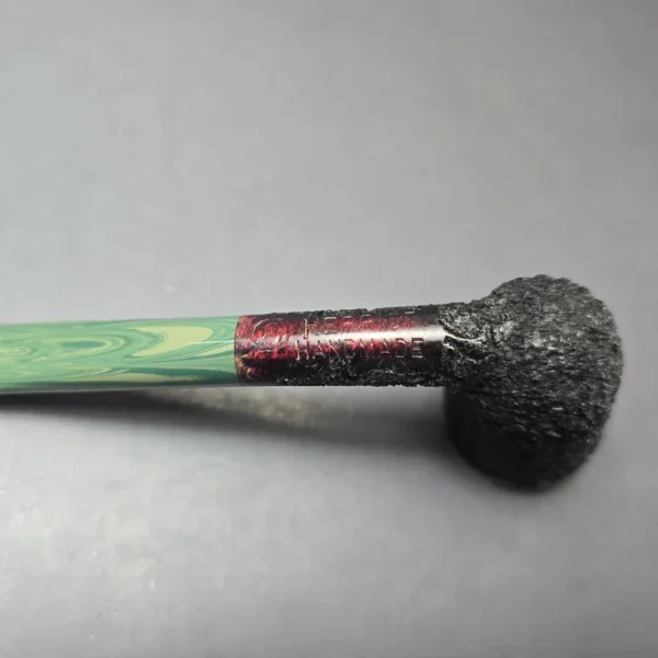 Herriot Pipes Partially Rusticated Dublin Handmade Briar Pipe, New - Image 7
