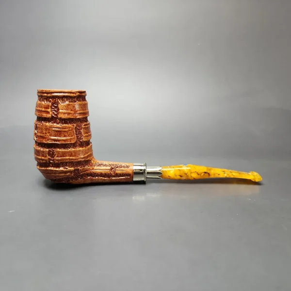 Ardor Alveare Ninfea Rusticated Stack w/ Silver Estate Briar Pipe, Unsmoked - Image 3