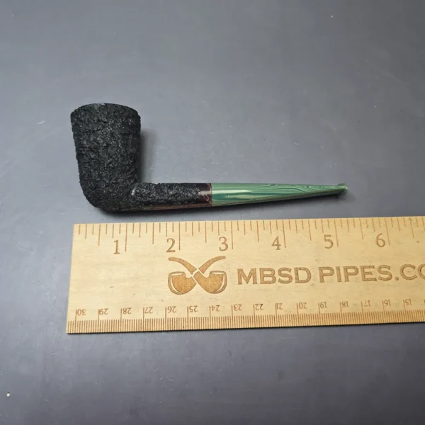 Herriot Pipes Partially Rusticated Dublin Handmade Briar Pipe, New - Image 8