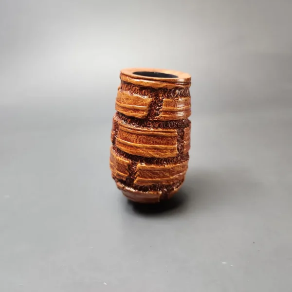 Ardor Alveare Ninfea Rusticated Stack w/ Silver Estate Briar Pipe, Unsmoked - Image 4