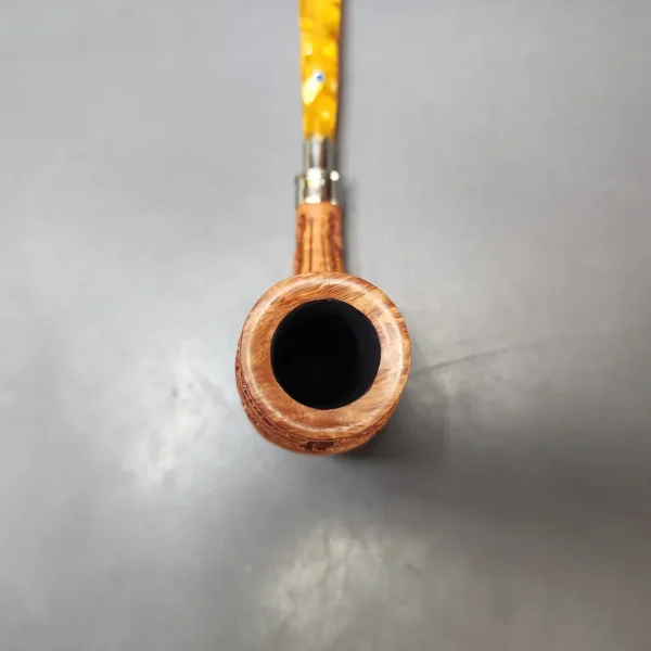 Ardor Alveare Ninfea Rusticated Stack w/ Silver Estate Briar Pipe, Unsmoked - Image 5